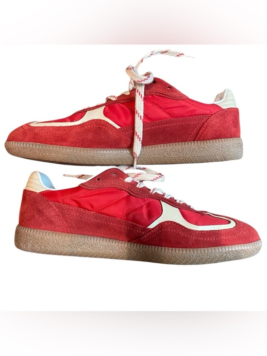 Alohas 490 Rife Suede Leather & Nylon Lace-Up Low Top Sneakers, Size 7-7.5 - Picture 5 of 6